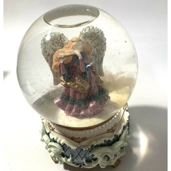 SF Music Box Angel Christmas Plays The First Noel Figurine‎ Box Gift - Picture 2 of 6